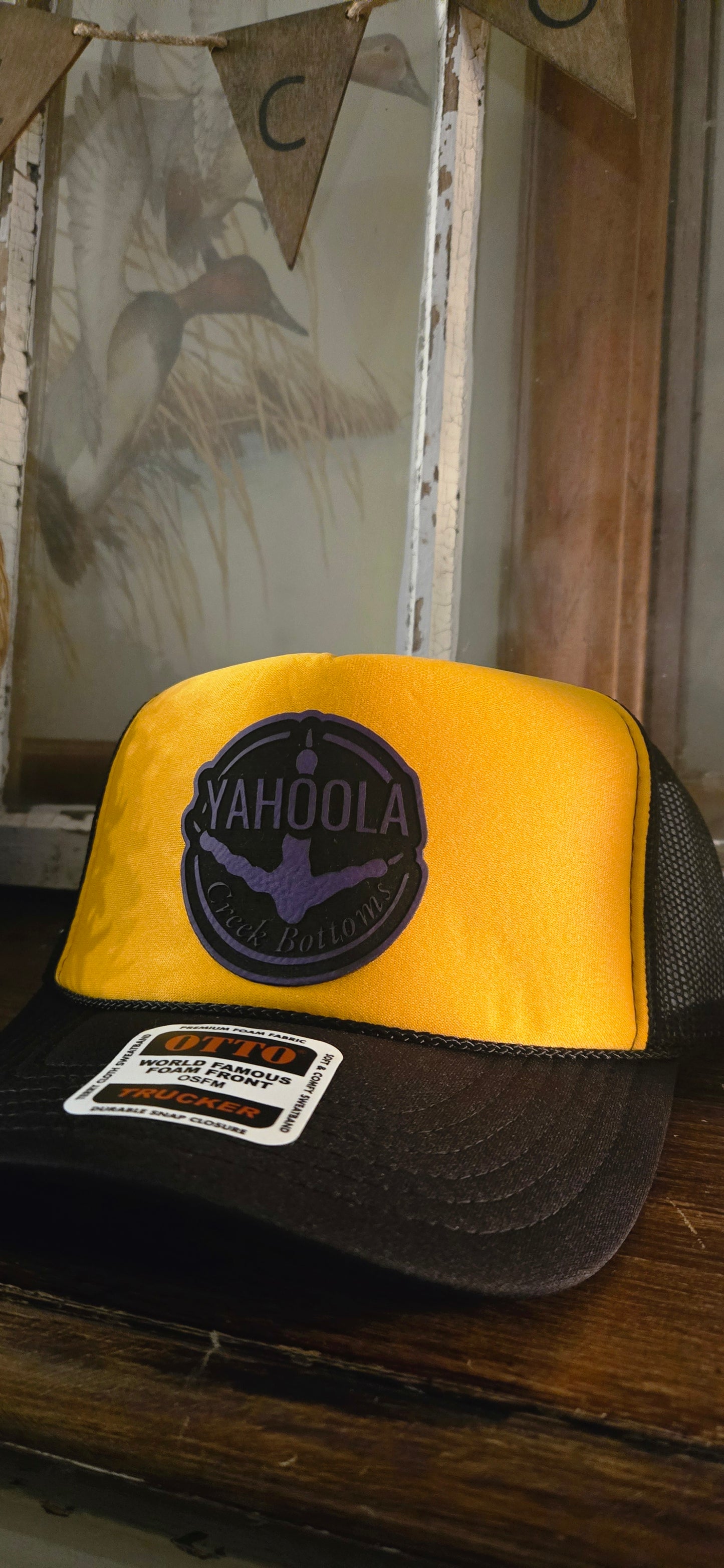 Gold and Black with purple patch