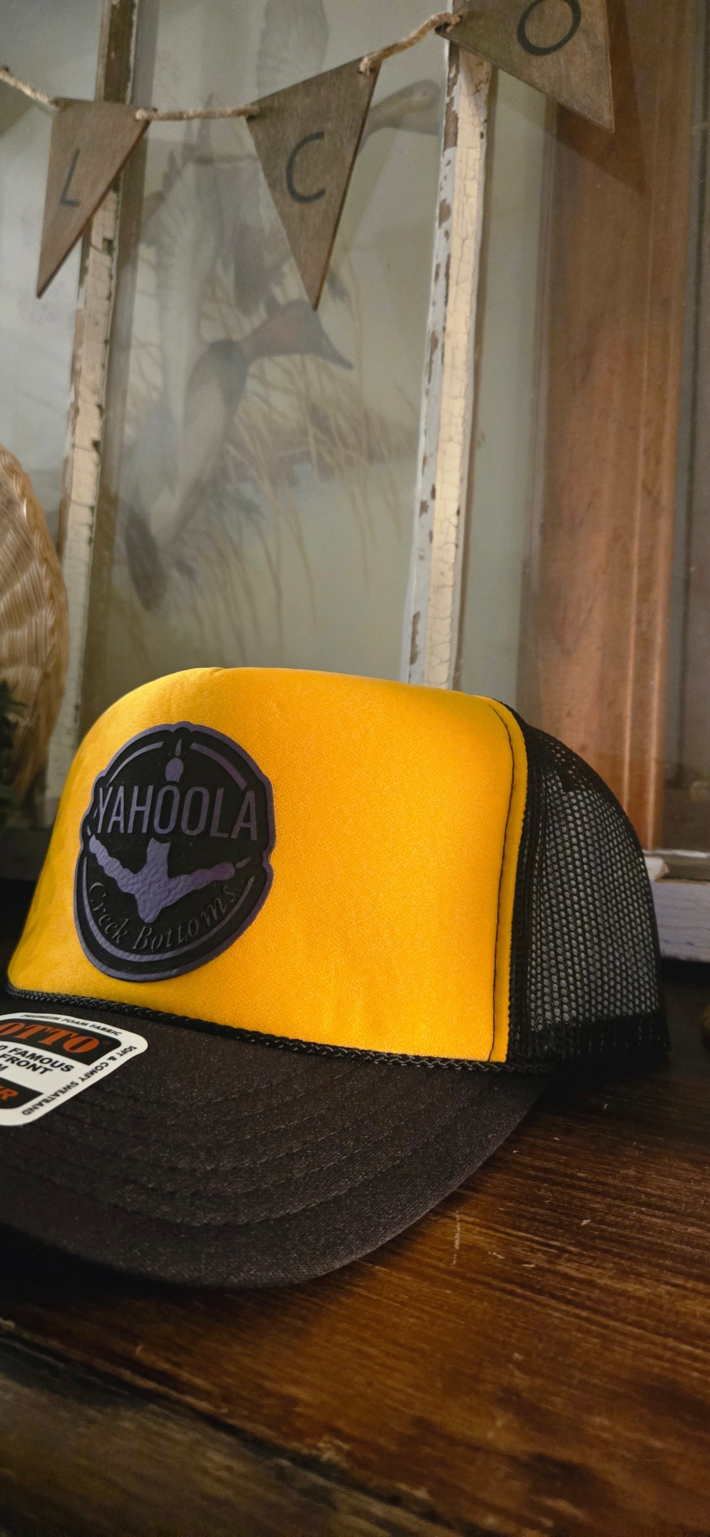 Gold and Black with purple patch