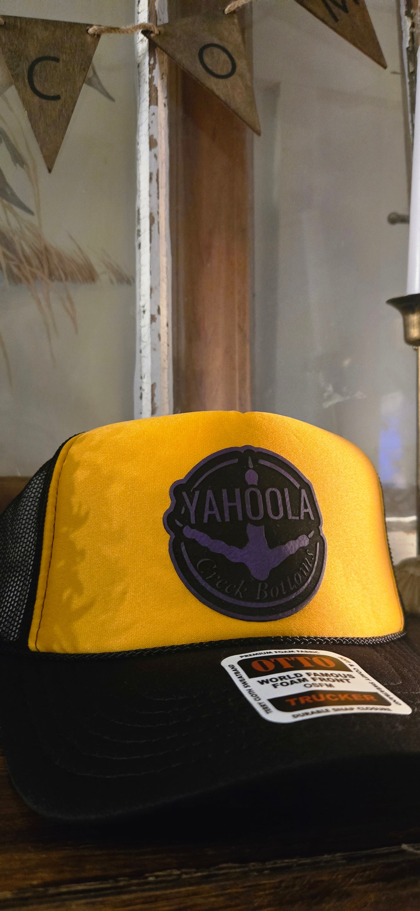 Gold and Black with purple patch