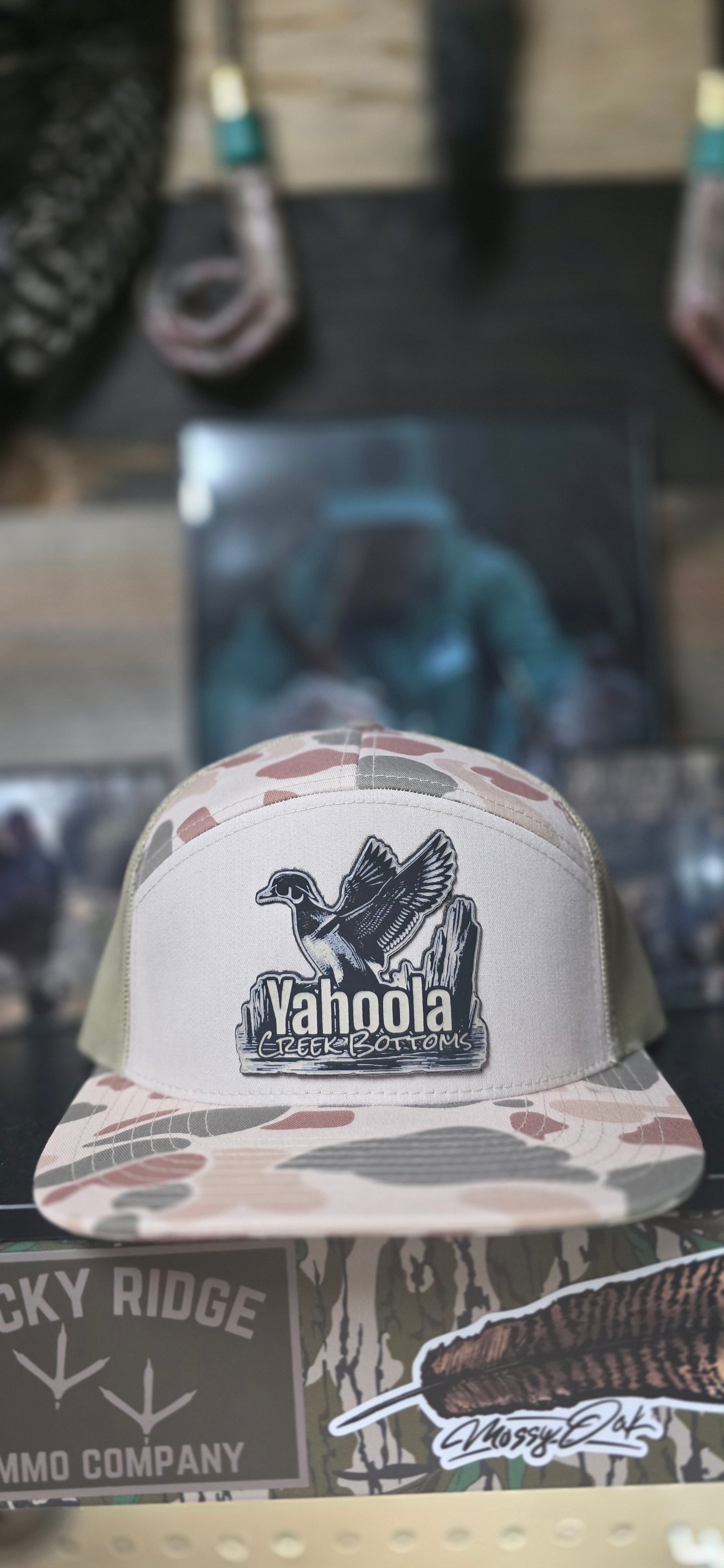 Duck Camo 7 panel wood duck