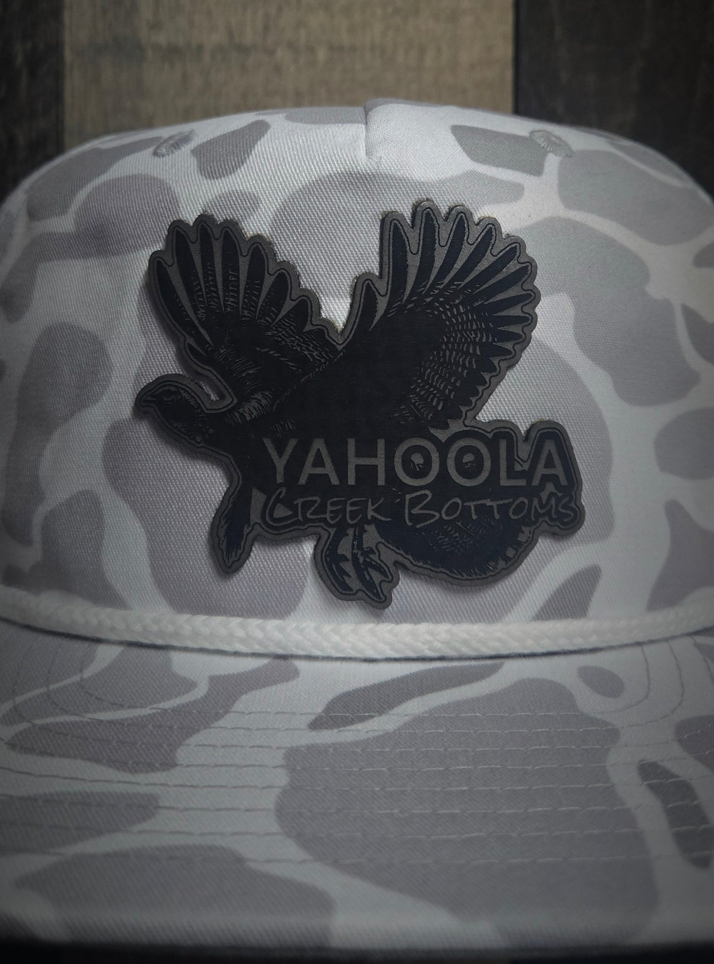 White Old-school camo Flying ycb turkey