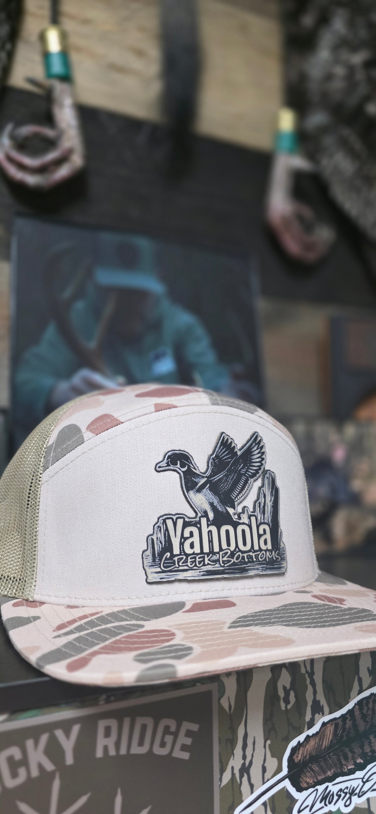 Duck Camo 7 panel wood duck
