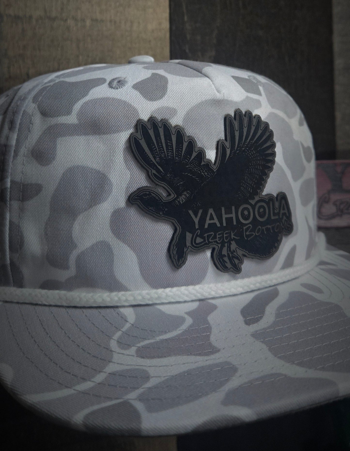 White Old-school camo Flying ycb turkey