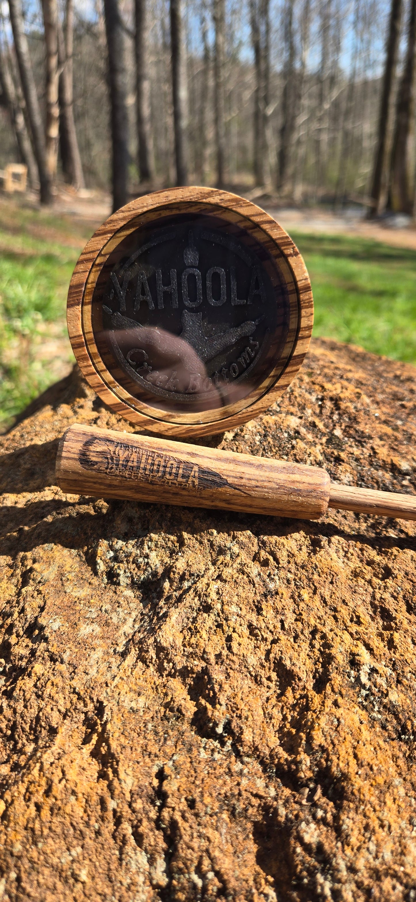 3" Zebrawood pot