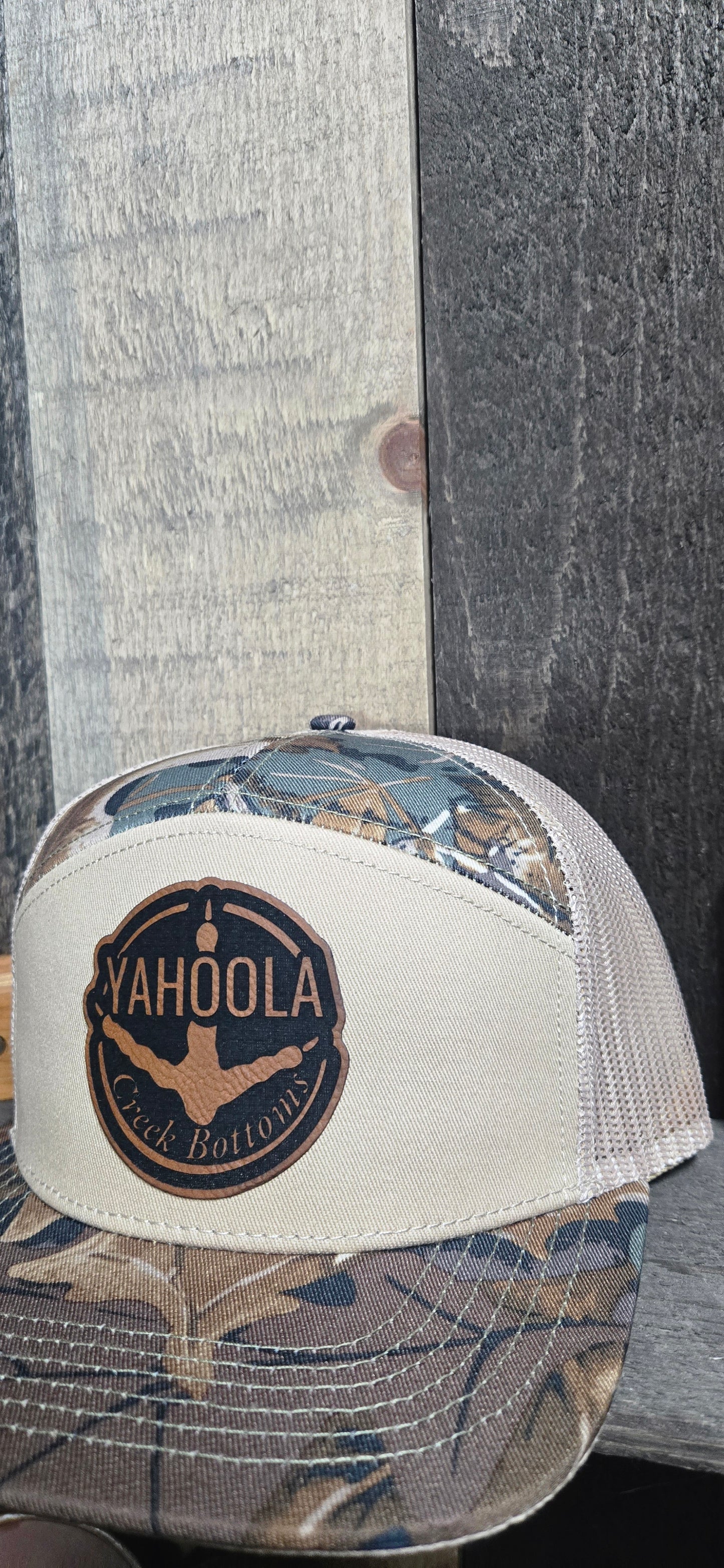 Camo 7 panel YCB logo