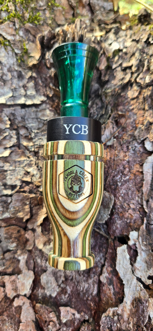 Duck Call Green, brown and white