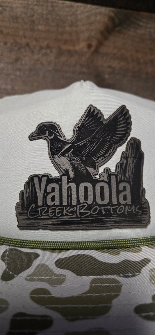 Old-school Rope Duck Camo wood duck