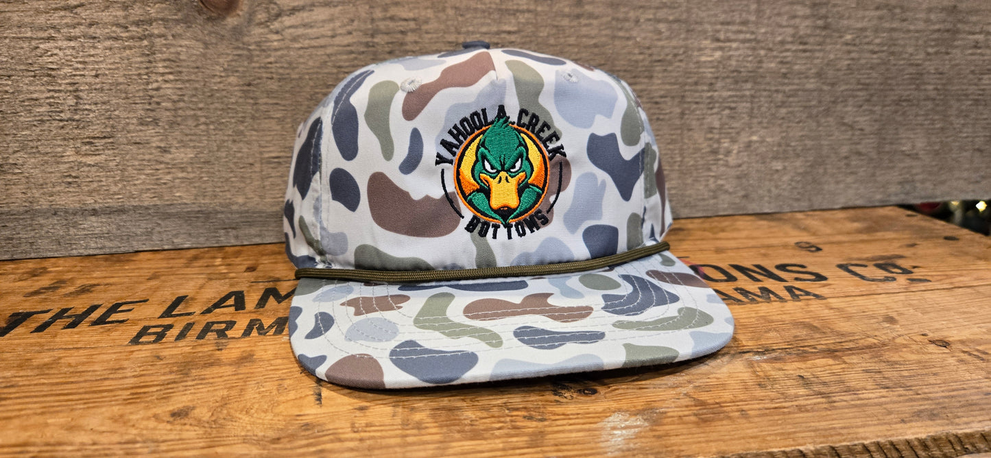 Duck Camo YCB Goat rope hat