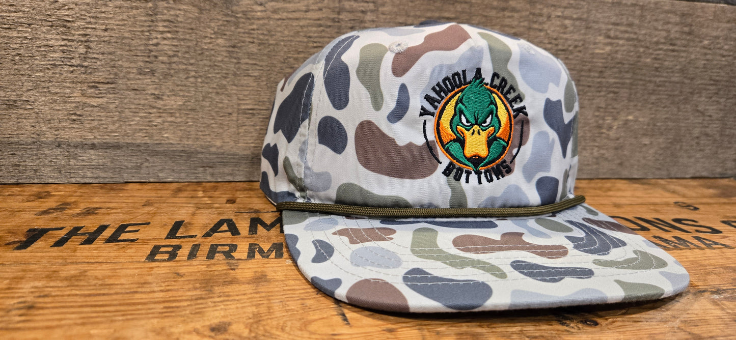 Duck Camo YCB Goat rope hat