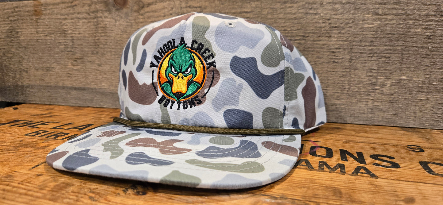 Duck Camo YCB Goat rope hat