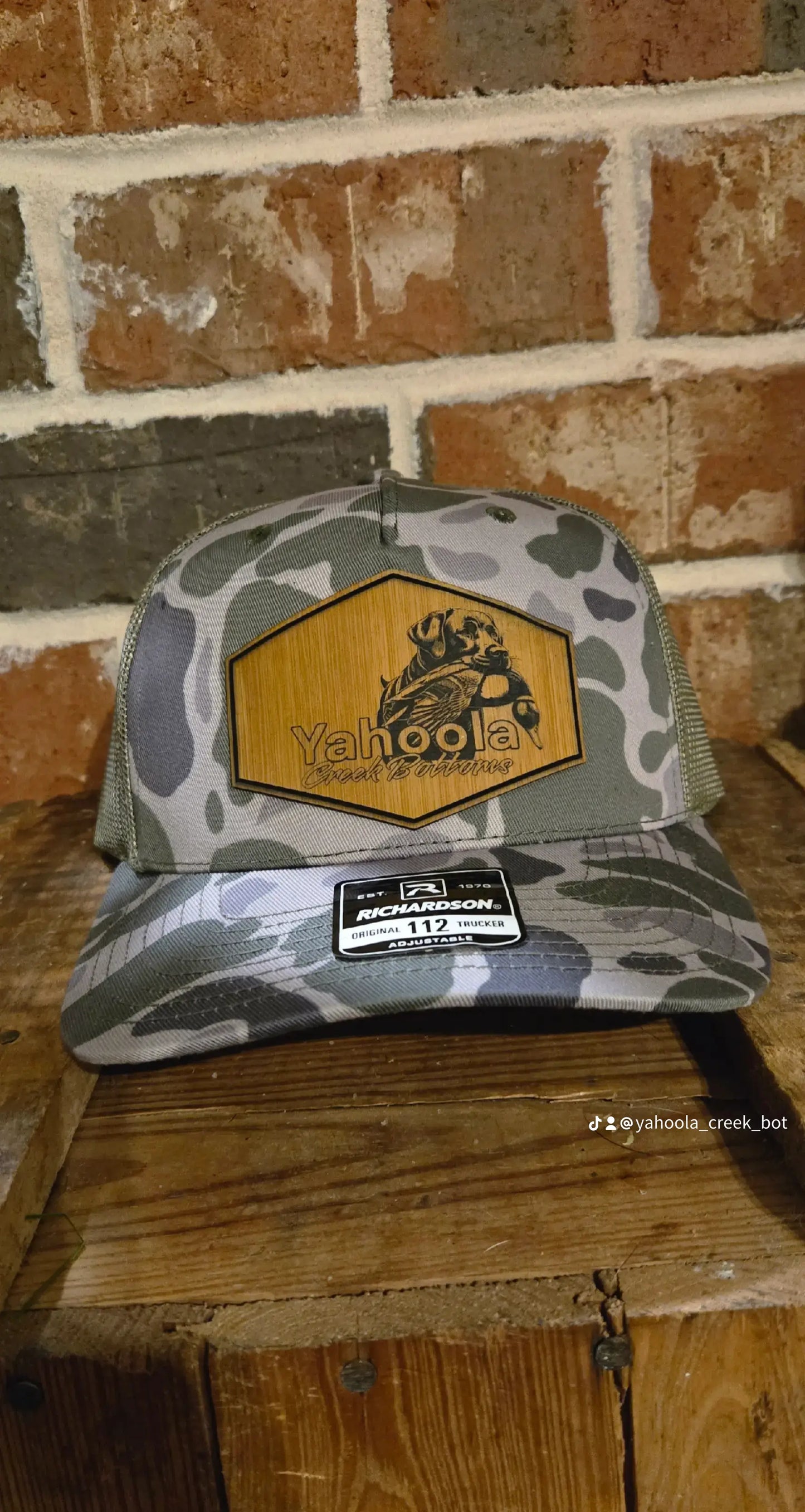 5 panel duck camo duck dog patch