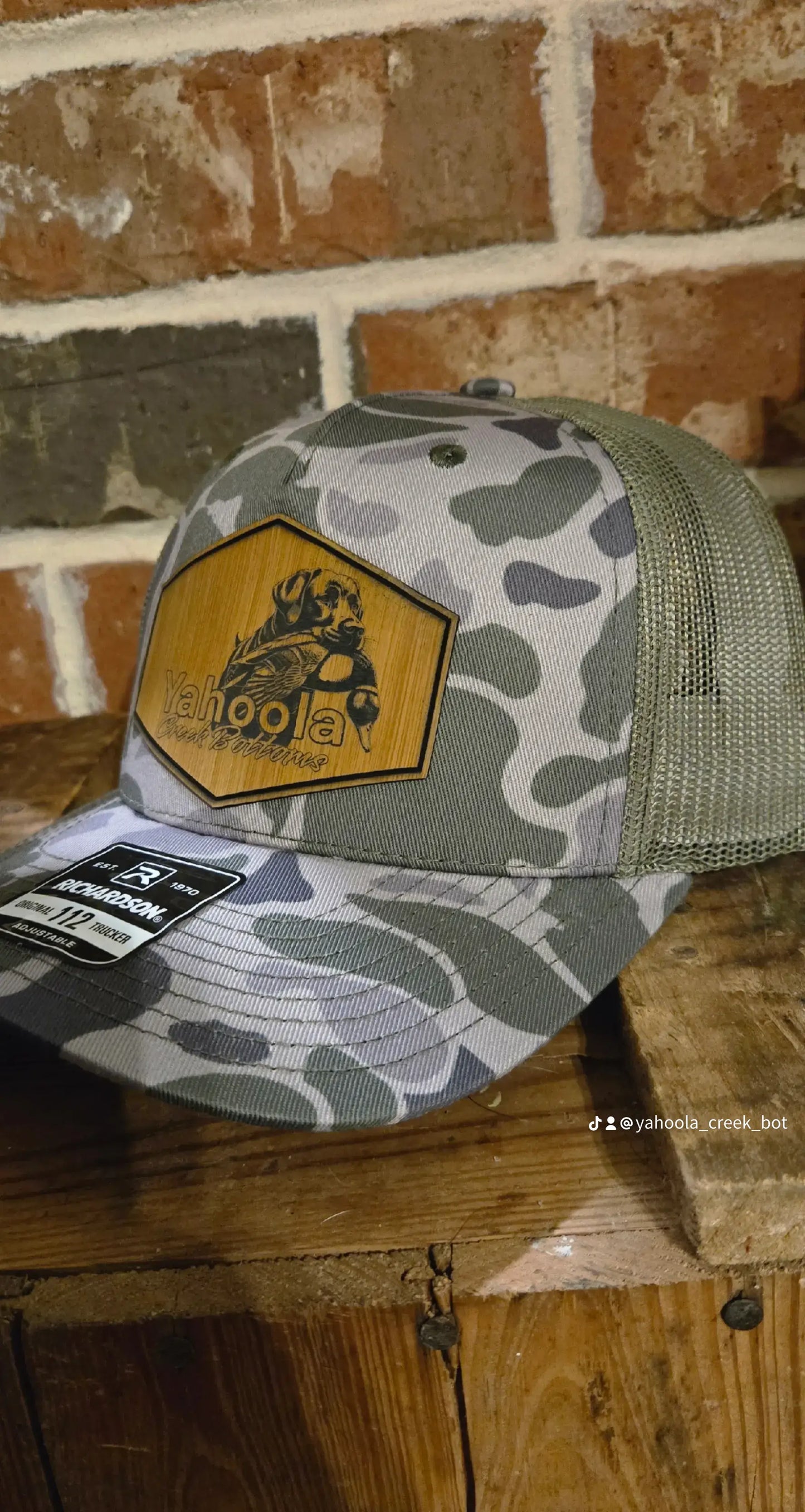 5 panel duck camo duck dog patch