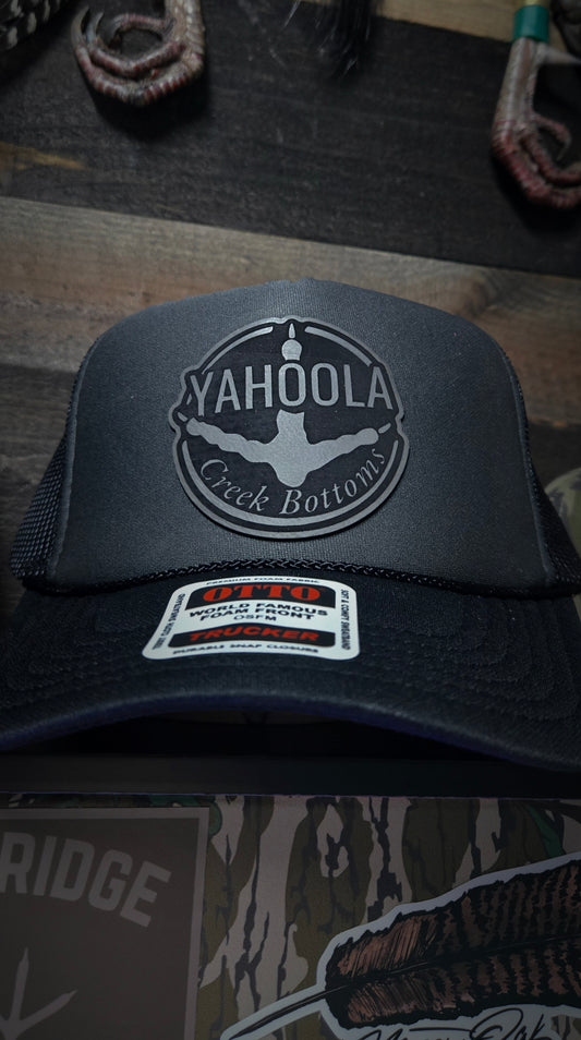 Ycb black foam trucker