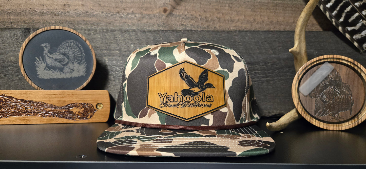 Yahoola Creek Bottoms Duck camo rope hat