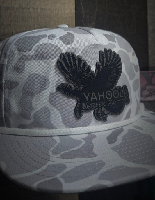 White Old-school camo Flying ycb turkey